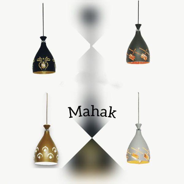 آویز فلزی مدل ماهک